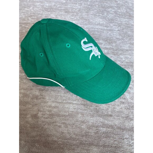 Chicago White Sox Kelly Green/White Cap Kick10 Pro Gear Adjustable - Picture 2 of 6